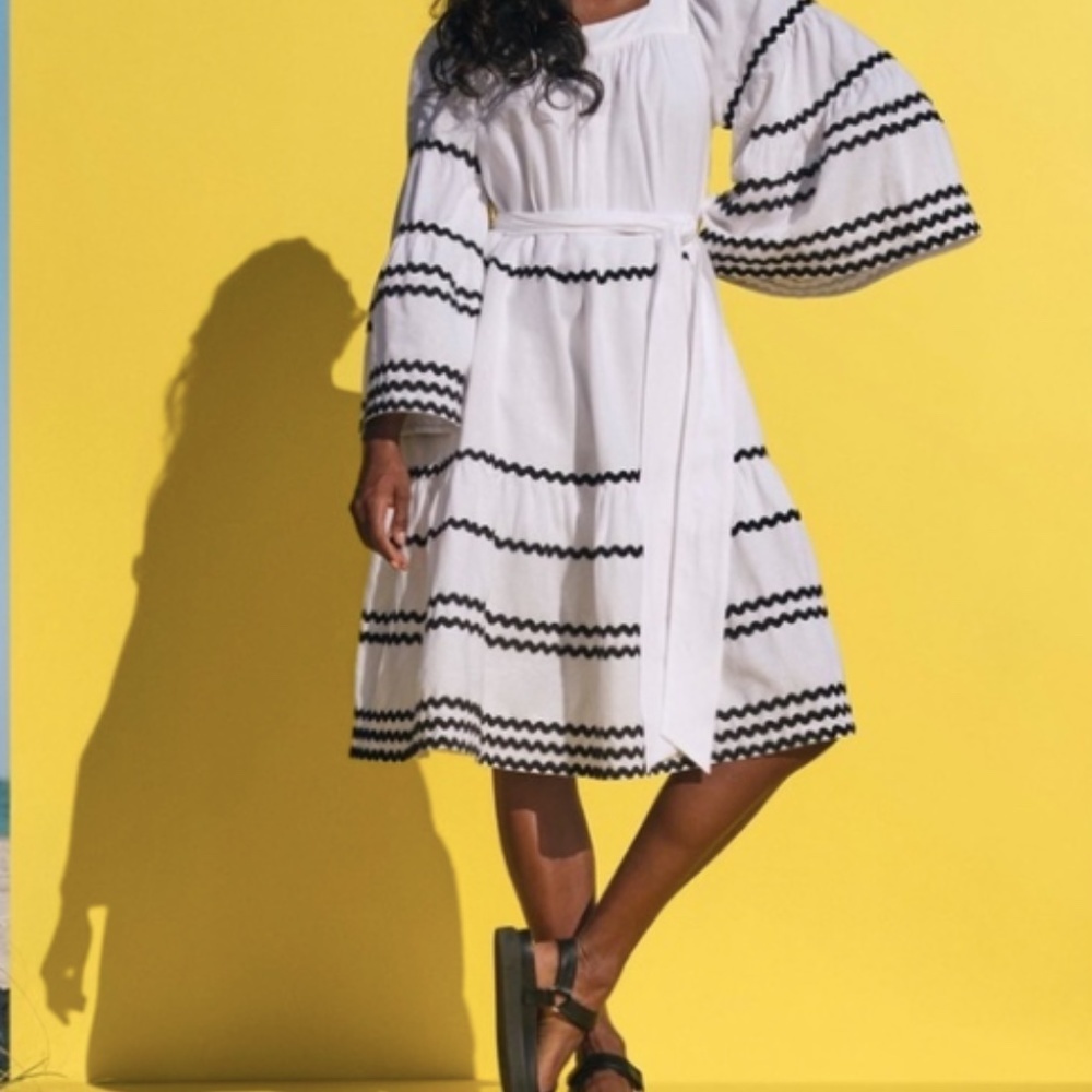 Adorable Ric Rac Flare Dress Lisa Marie Fernandez